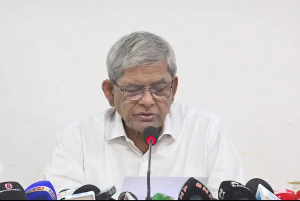 Thumbnail for তফসিল ঘোষণায় গণতন্ত্রে নতুন দিগন্ত খুলেছে: মির্জা ফখরুল